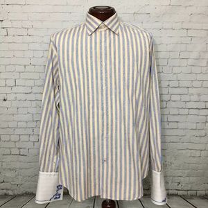 Robert Graham French cuff button down shirt !E